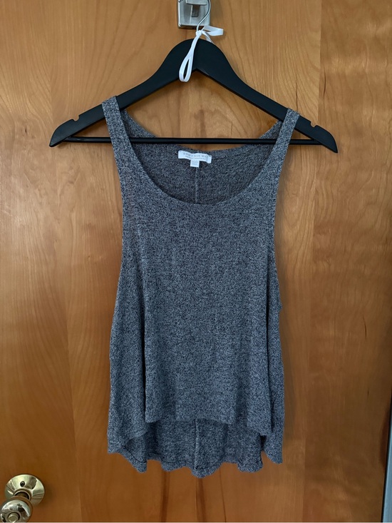 Madewell Tops - Madewell Heather Gray Scoop Neck Tank